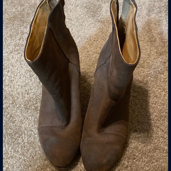 Rag & Bone Brown Ankle Boots with Western Flair - Picture 2 of 6